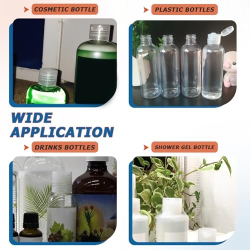 20-Pack Reusable Leak-Proof Flip Top Snap Top Dispenser Caps - 5 Sizes for Most Bottles, Zero Waste Solution with Bottle Emptying Caps Included - görsel 8