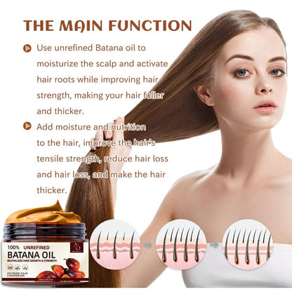 100% Unrefined Raw Batana Oil for Hair Growth - Dr. Sebi Inspired Organic Pure from Honduras with Keratin & Coffee Extract - Botana Oil 4oz Avelisse