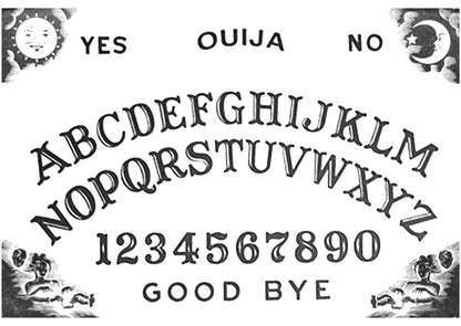 InkWear Ouija Board Halloween Temporary Tattoos – Realistic Look, Black, 18g