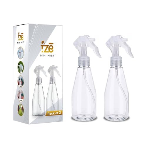 FZE Ultra Fine Mist Spray Bottles Pack of 2 – 6.76 oz (200ml) Plant Mister for Hair, Plants, Cleaning, Gardening, Essential Oils - görsel 2