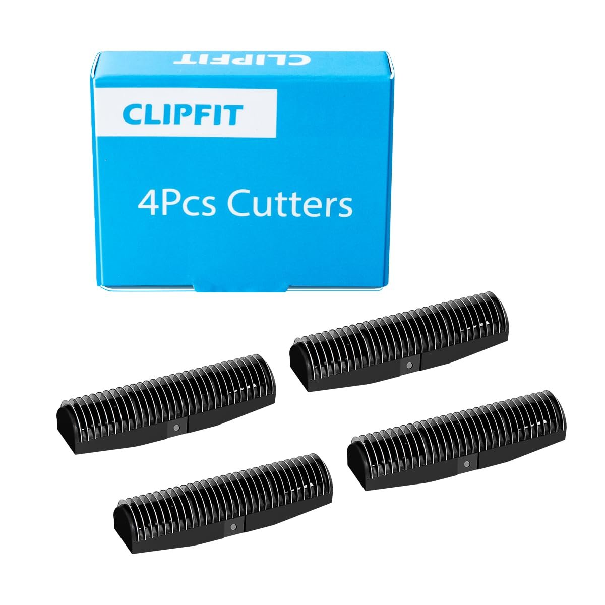 CLIPFIT Foil Shaver Replacement Blades Compatible with Andis TS1, TS2, Babyliss FXFS2, Wahl 5 Star Vanish – 4-Pack (2 Sets) - görsel 1
