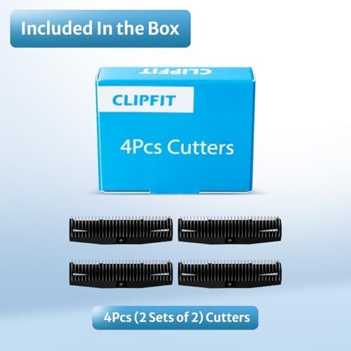 CLIPFIT Foil Shaver Replacement Blades Compatible with Andis TS1, TS2, Babyliss FXFS2, Wahl 5 Star Vanish – 4-Pack (2 Sets) - görsel 10