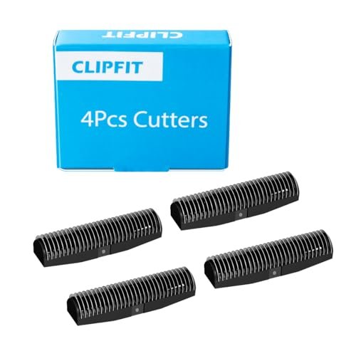 CLIPFIT Foil Shaver Replacement Blades Compatible with Andis TS1, TS2, Babyliss FXFS2, Wahl 5 Star Vanish – 4-Pack (2 Sets) - görsel 2