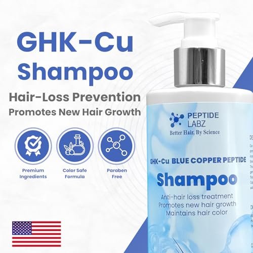 Copper Peptide Shampoo – Anti Hair Loss Shampoo for Hair Regrowth | PeptideLabz Avelisse