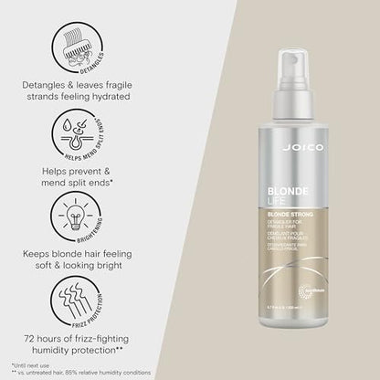 Joico Blonde Life Blonde Strong Conditioning Detangler - 6.7 Fl Oz - Fragile Blonde Hair Care Avelisse