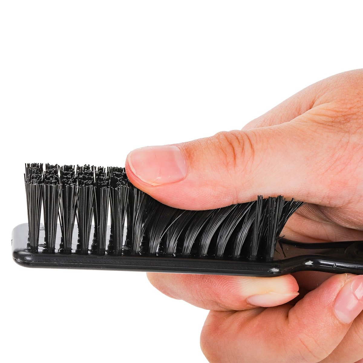 ZEAYEA 50 Pcs Blade Clipper Cleaning Brush - Professional Barber Blade Cleaning Brush, Nylon Hair Styling Brush Tool for Trimmer, Clipper, Manicure, Salon Haircut, Barbers Supplies, Black Avelisse