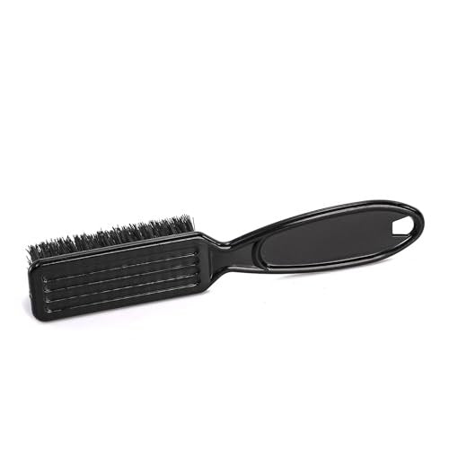 ZEAYEA 50 Pcs Blade Clipper Cleaning Brush - Professional Barber Blade Cleaning Brush, Nylon Hair Styling Brush Tool for Trimmer, Clipper, Manicure, Salon Haircut, Barbers Supplies, Black Avelisse
