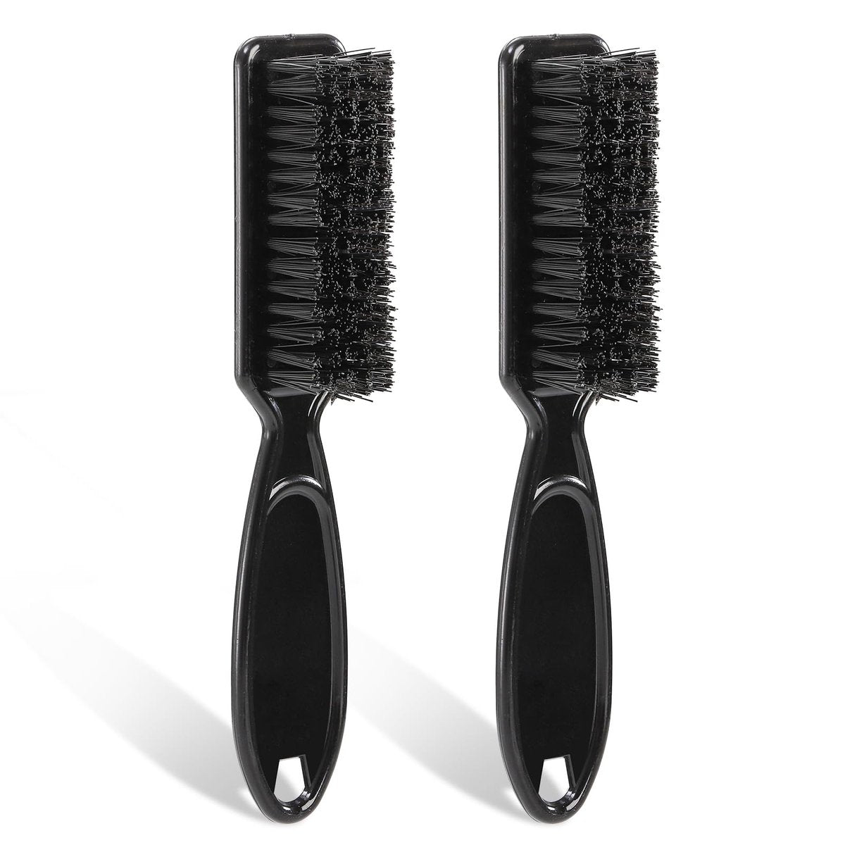 ZEAYEA 50 Pcs Blade Clipper Cleaning Brush - Professional Barber Blade Cleaning Brush, Nylon Hair Styling Brush Tool for Trimmer, Clipper, Manicure, Salon Haircut, Barbers Supplies, Black Avelisse