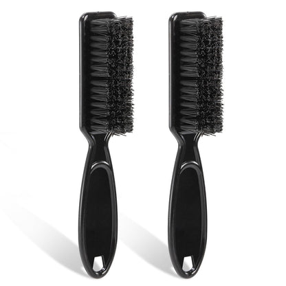 ZEAYEA 50 Pcs Blade Clipper Cleaning Brush - Professional Barber Blade Cleaning Brush, Nylon Hair Styling Brush Tool for Trimmer, Clipper, Manicure, Salon Haircut, Barbers Supplies, Black Avelisse