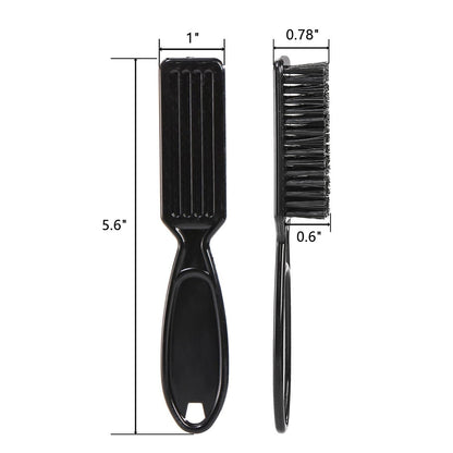 ZEAYEA 50 Pcs Blade Clipper Cleaning Brush - Professional Barber Blade Cleaning Brush, Nylon Hair Styling Brush Tool for Trimmer, Clipper, Manicure, Salon Haircut, Barbers Supplies, Black Avelisse