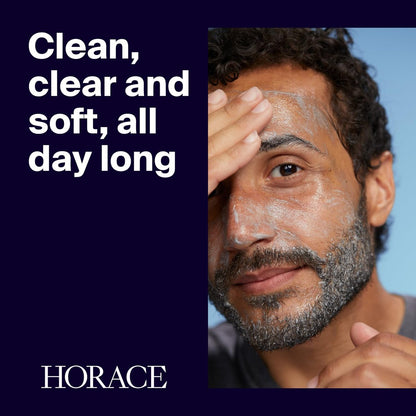 HORACE Face Cleanser for Men - Purifying Gel, Excess Sebum Control, Unscented, 200 ml Avelisse