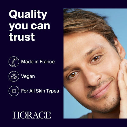 HORACE Face Cleanser for Men - Purifying Gel, Excess Sebum Control, Unscented, 200 ml Avelisse