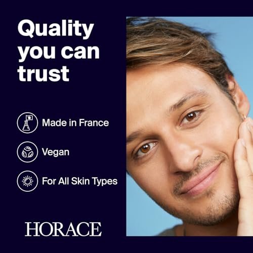HORACE Face Cleanser for Men - Purifying Gel, Excess Sebum Control, Unscented, 200 ml Avelisse