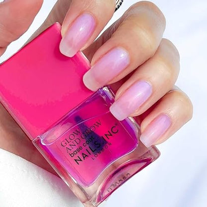 Nails Inc 45 Second Speedy Gloss Nail Polish - Sienna Sheer Pink - Quick Dry, No Chip, Long Lasting - Vegan 0.47 Fl Oz