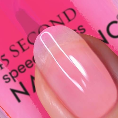 Nails Inc 45 Second Speedy Gloss Nail Polish - Sienna Sheer Pink - Quick Dry, No Chip, Long Lasting - Vegan 0.47 Fl Oz - görsel 4