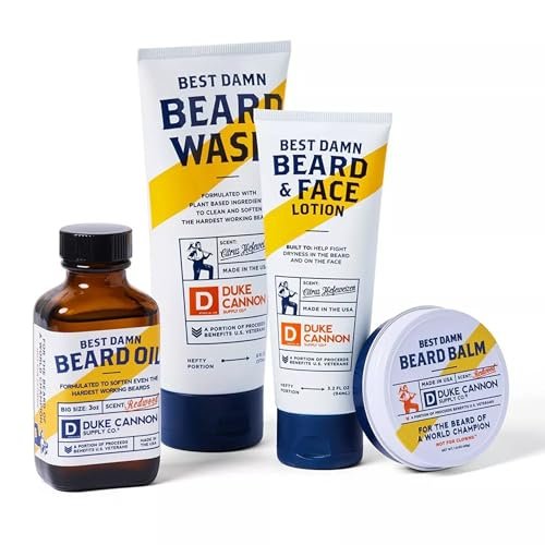 Duke Cannon Beard Wash for Men – Hydrating Beard Shampoo & Facial Hair Cleanser – Gently Cleans, Softens & Conditions Beard – 6 fl oz - görsel 10