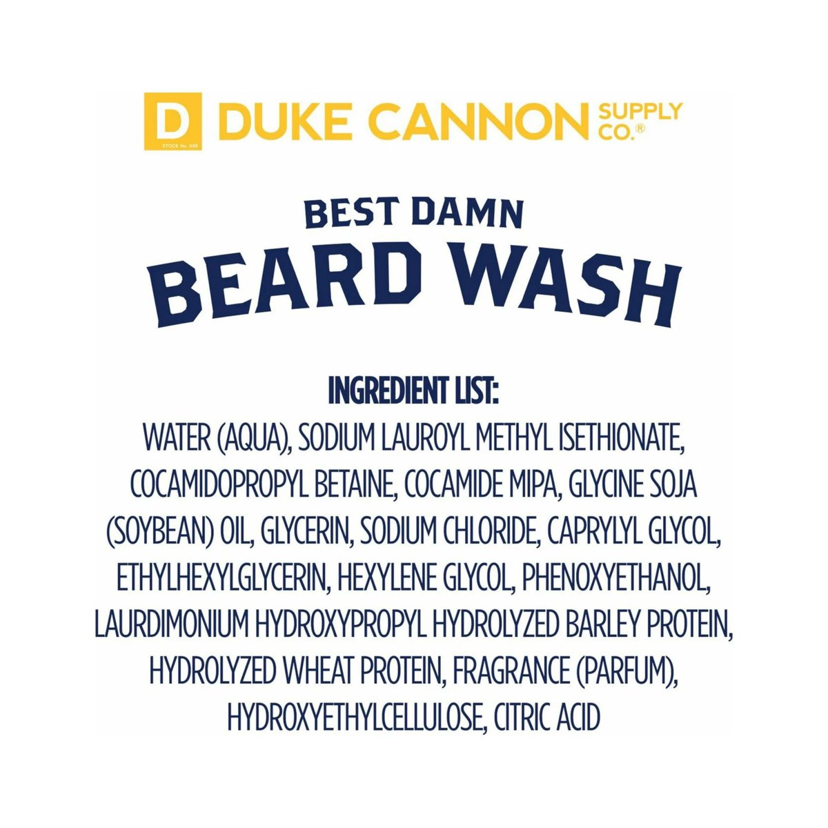 Duke Cannon Beard Wash for Men – Hydrating Beard Shampoo & Facial Hair Cleanser – Gently Cleans, Softens & Conditions Beard – 6 fl oz - görsel 15