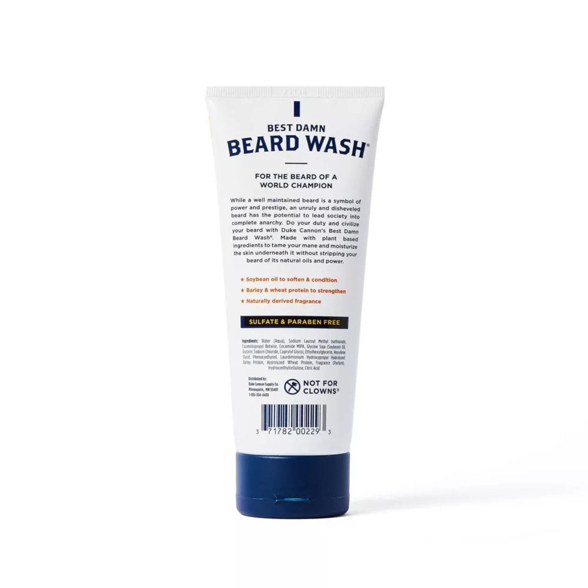 Duke Cannon Beard Wash for Men – Hydrating Beard Shampoo & Facial Hair Cleanser – Gently Cleans, Softens & Conditions Beard – 6 fl oz - görsel 5