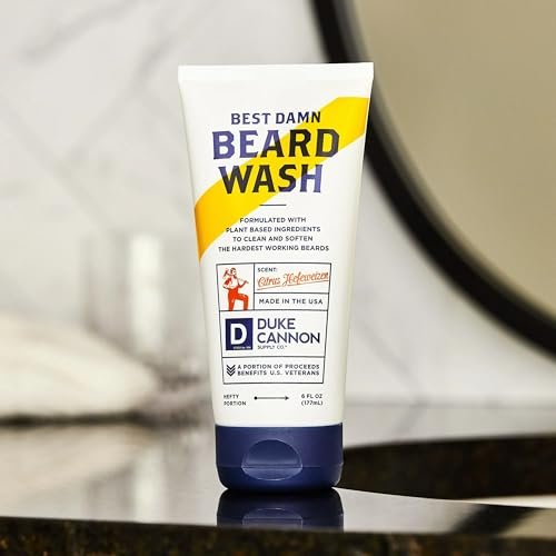Duke Cannon Beard Wash for Men – Hydrating Beard Shampoo & Facial Hair Cleanser – Gently Cleans, Softens & Conditions Beard – 6 fl oz - görsel 18