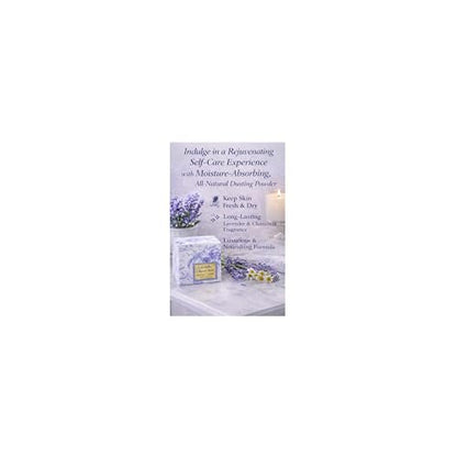 Greenwich Bay Dusting Powder – 4oz Lavender Chamomile Body Powder with Puff for Women – After Shower Powder with Natural Fragrance, Aloe, Shea Butter, Jojoba Avelisse