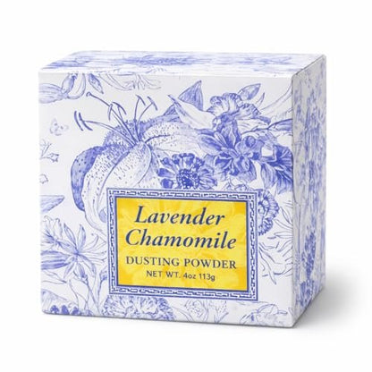 Greenwich Bay Dusting Powder – 4oz Lavender Chamomile Body Powder with Puff for Women – After Shower Powder with Natural Fragrance, Aloe, Shea Butter, Jojoba Avelisse
