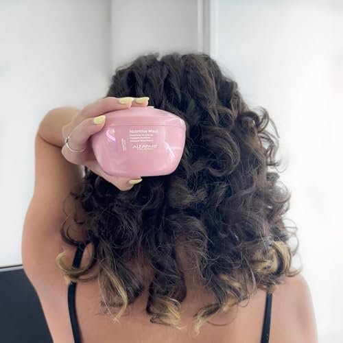 ALFAPARF MILANO Semi di Lino Moisturizing Shampoo and Hair Mask for Dry Hair - Hydrates, Nourishes, Softens - Color Safe - Adds Shine and Softness on Dry Damaged Hair - Sulfate Free Avelisse