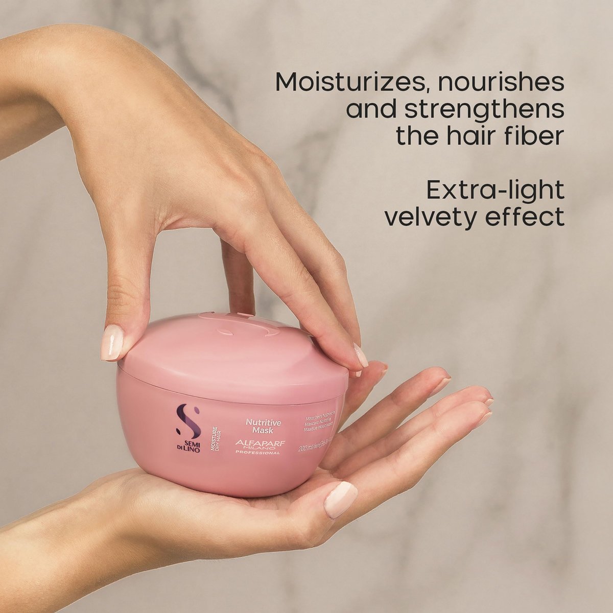 ALFAPARF MILANO Semi di Lino Moisturizing Shampoo and Hair Mask for Dry Hair - Hydrates, Nourishes, Softens - Color Safe - Adds Shine and Softness on Dry Damaged Hair - Sulfate Free Avelisse