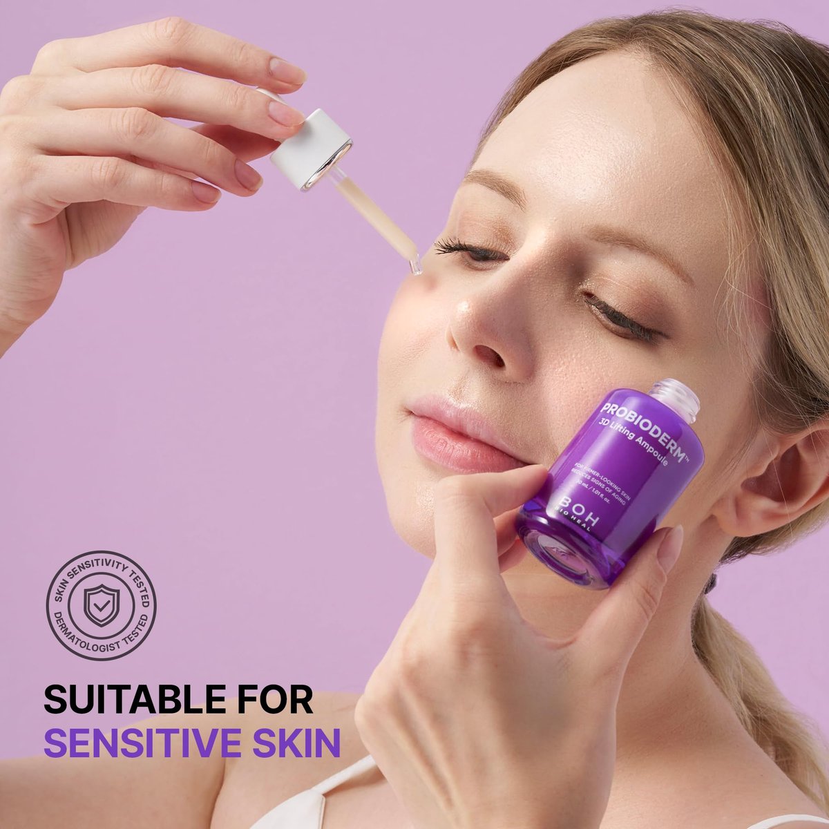 BIOHEAL BOH Probioderm™ 3D Lifting Ampoule 1.01 fl oz (30 ml) | Advanced Elasticity Serum for Sculpted, Firm Skin | Powerful 3D Lifting Formula with Probiotics & Peptides - görsel 15