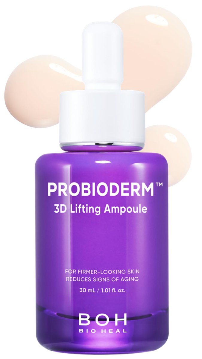 BIOHEAL BOH Probioderm™ 3D Lifting Ampoule 1.01 fl oz (30 ml) | Advanced Elasticity Serum for Sculpted, Firm Skin | Powerful 3D Lifting Formula with Probiotics & Peptides - görsel 1