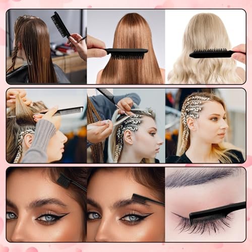 Hair Wax Stick Set for Flyaways – Stocking Stuffers for Women & Kids, Hair Slick Stick Styling Tools for Baby Hairs, Black - görsel 10