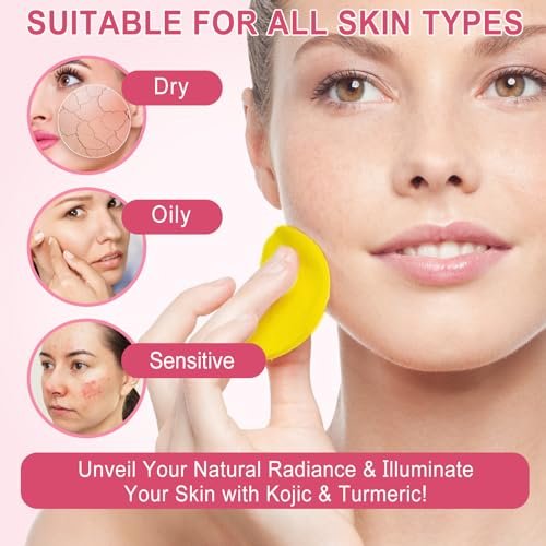 Turmeric Cleansing Pads with Kojic Acid – Balance Skin Oil and Water, 40 Count - görsel 10