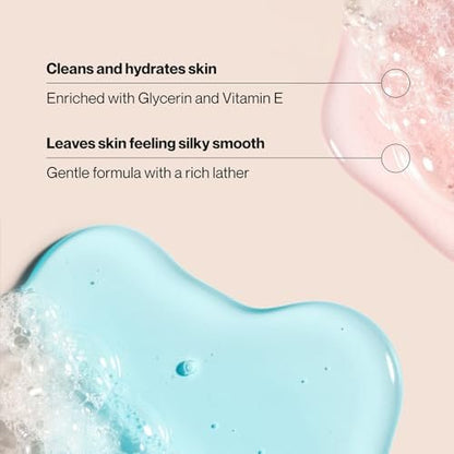 Suave Body Wash Variety Pack: Ocean Breeze & Wild Cherry Blossom, 3 x 30 oz, Moisturizing with Vitamin E Avelisse