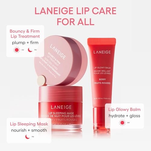 LANEIGE Bouncy & Firm Lip Treatment: Plumping & Firming Lip Care with Peony & Collagen Complex, Ceramide Capsules, & 5D Hyaluronic Acid - görsel 12