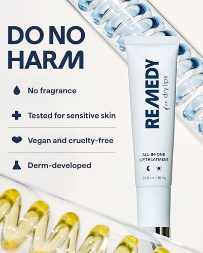All-In-One Lip Treatment for Dry Lips | Hydrating Lip Balm Ointment with Ceramides, Peptides, and Dimethicone | Repairs Dry, Cracked Lips | By Dermatologist Dr. Shah | Remedy Science - görsel 11