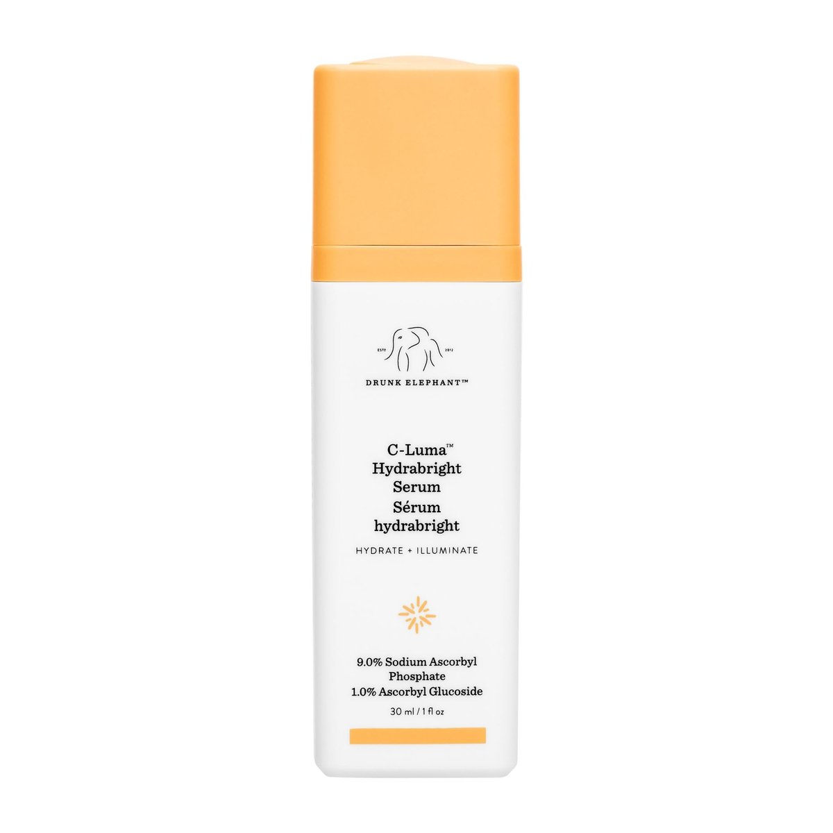 Drunk Elephant C-Luma Hydrabright Serum - 10% Hydrating Vitamin C - Clean Clinical Skincare - 30ml/1 fl oz Avelisse
