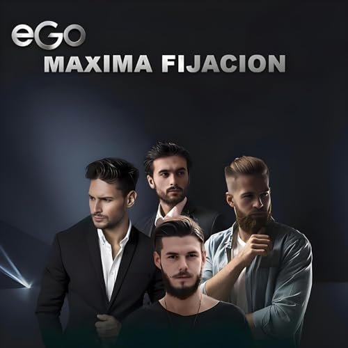 Gel eGo Black 450ml - Irresistible Fragrance Hair Styling Gel for Men, Clear Hold - görsel 8