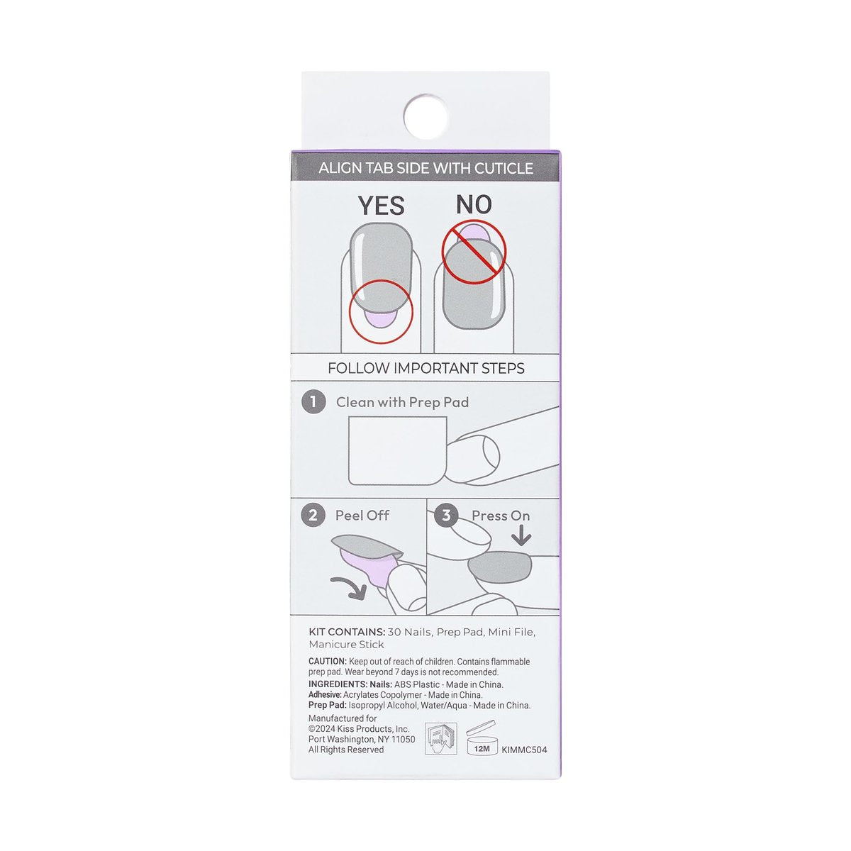 Kiss imPRESS No Glue Mani Press On Nails - Ballerina Green Medium - 30 Nails with Prep Pad & Tools - görsel 18