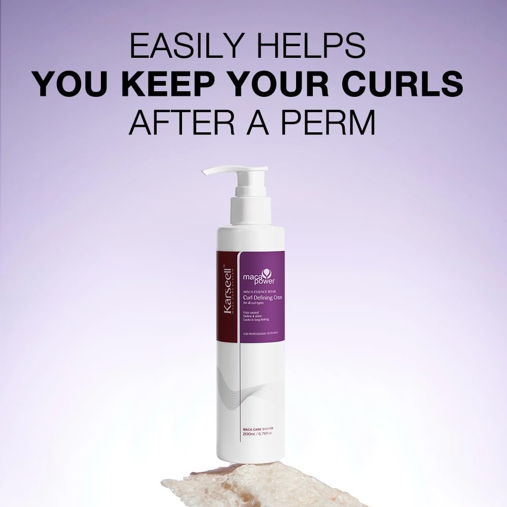 Karseell Curling Perfection Curl-Defining Cream - Paraben-Free, 200ml (6.78oz) for All Curl Types - görsel 7
