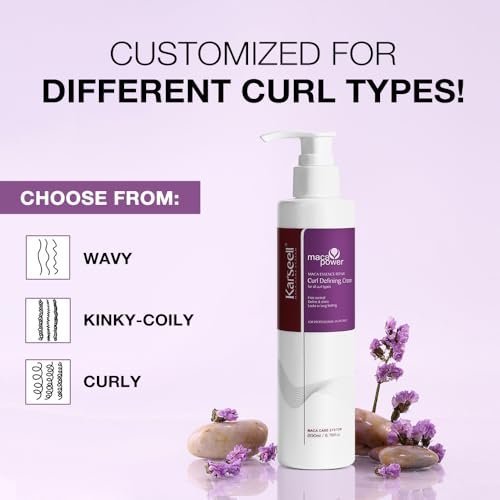 Karseell Curling Perfection Curl-Defining Cream - Paraben-Free, 200ml (6.78oz) for All Curl Types - görsel 6