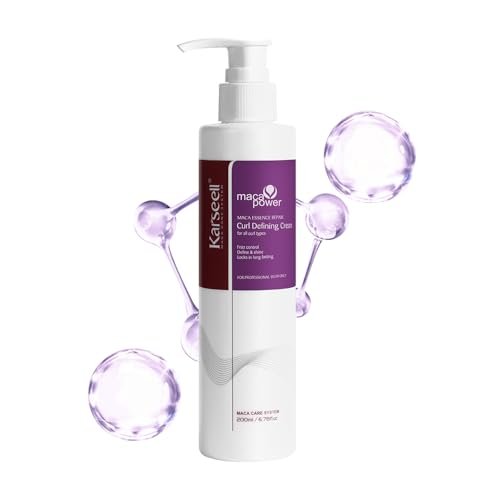 Karseell Curling Perfection Curl-Defining Cream - Paraben-Free, 200ml (6.78oz) for All Curl Types - görsel 2