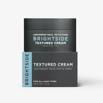 Brightside Textured Cream - Lightweight Hold Matte Finish Water Based Clay for All Hair Types Avelisse