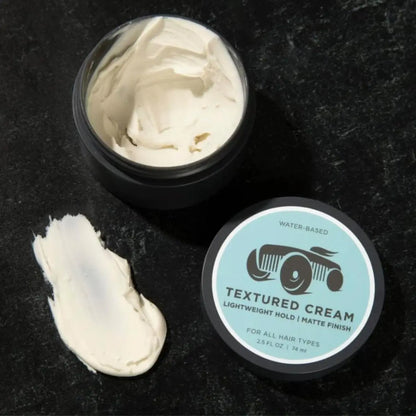 Brightside Textured Cream - Lightweight Hold Matte Finish Water Based Clay for All Hair Types Avelisse