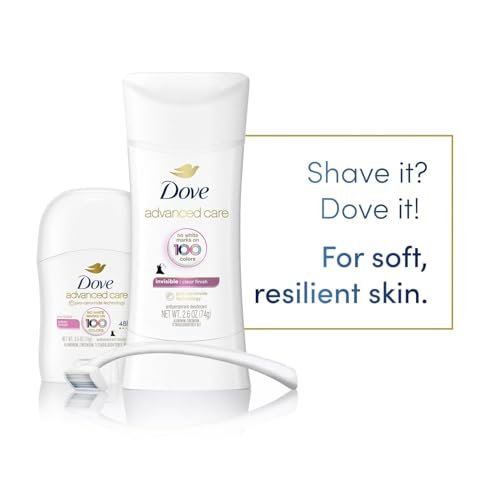 Dove Antiperspirant Deodorant for Women, Clear Finish, 2-Pack + Travel-Size – No White Marks, Pro-Ceramide Technology, Vegan & Cruelty-Free Avelisse