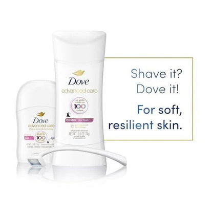 Dove Antiperspirant Deodorant for Women, Clear Finish, 2-Pack + Travel-Size – No White Marks, Pro-Ceramide Technology, Vegan & Cruelty-Free Avelisse