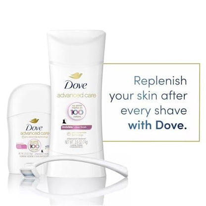 Dove Antiperspirant Deodorant for Women, Clear Finish, 2-Pack + Travel-Size – No White Marks, Pro-Ceramide Technology, Vegan & Cruelty-Free Avelisse
