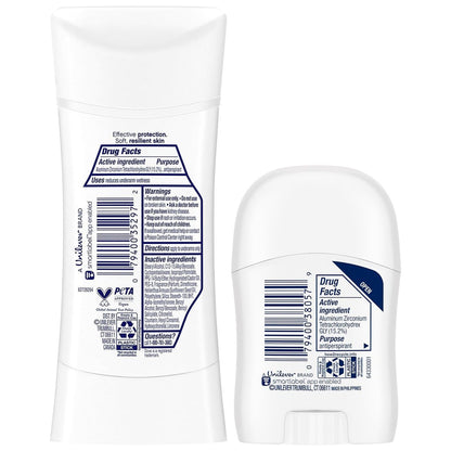 Dove Advanced Care Antiperspirant Deodorant Cool Essentials Bundle – 3 Piece Set (2 Full-Size + 1 Mini) Avelisse