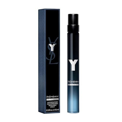 Y by Yves Saint Laurent for Men 0.33 oz Eau de Parfum Travel Spray Refillable Avelisse