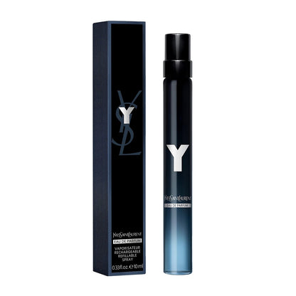Y by Yves Saint Laurent for Men 0.33 oz Eau de Parfum Travel Spray Refillable Avelisse