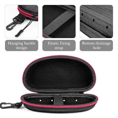 Linkidea EVA Razor Travel Case – Protective Black Razor Blade Replacement Travel Bag for Men, Compatible with Fusion 5 Power - görsel 8