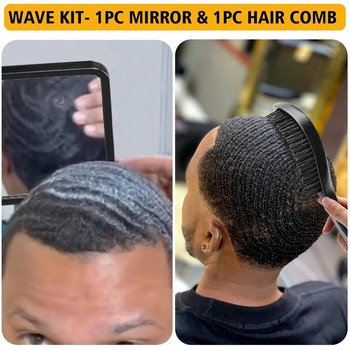 Goiple Wave Pomade for Men – Strong Hold, Easy Wash, 360 Wave Training Hair Cream with Brush & Durag Kit Avelisse